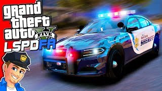 GTA 5 LSPDFR quotSandy Shores Armored Truck Heistquot  GTA 5 Realistic Police Mod [upl. by Nus]