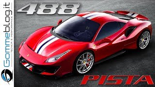 Ferrari 488 Pista 0100 in 285 sec FIRST OFFICIAL DESIGN  Interior and Exterior [upl. by Frisse476]