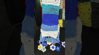 crochet easy muffler 🧶 foryou crochet unfezzmyaccount crochetprojects reels youtubeshorts [upl. by Kissel842]