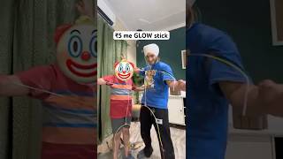 We danced with ₹5 GLOW stick  at home 😱 Amazon finds Paramaedy shorts shortsfeed [upl. by Emoraj]