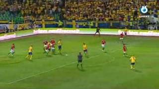 Ungern  Sverige  VM Kval 2009 Highlights [upl. by Llenrap870]