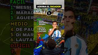 Adivina el jugador de Argentina quizfutbol argentina messi maradona trivia adivinaeljugador [upl. by Ise]