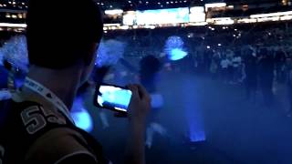 St Louis Rams vs Tampa Bay Pregame Intros from the Tunnel Dec 22nd 2013 [upl. by Ynoble]