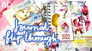 Daphnes Diary 2022 Journal Flip Through 🌸✨ AD [upl. by Redep]