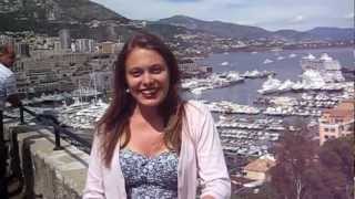 Kingston University International Law student Magdalena visits Monaco [upl. by Narot527]