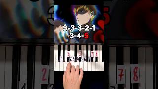 Wildside Beastars Piano Tutorial shorts [upl. by Torray]