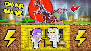 TÔ GÀ THỬ THÁCH 24H XÂY HẦM TRÚ ẨN CHỐNG LẠI CHÓ ĐỘI NÓN MÊ TRONG MINECRAFT TÔ GÀ TRỐN KHỎI QUỶ CẨU [upl. by Caines]