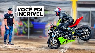 SURPREENDI TODO MUNDO VOLTEI A CORRER DE MOTO PROFISIONAL [upl. by Eiznyl]