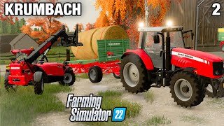 A CORNY IDEA  Krumbach  Farming Simulator 22  Episode 2 [upl. by Odoric]