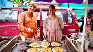 This Brave Lady Gave Up IT Job To Pursue Her Food Passion Must Try KARI DOSA Rs10 Veg Dosa [upl. by Annadal663]