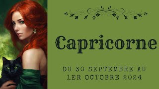 Capricorne ♑ 1er au 6 octobre 2024  Une rencontre se profile ouvrez votre cœur [upl. by Alinoel]