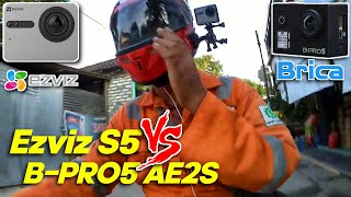 Brica BPRO5 AE2S VS EZVIZ S5 Untuk Motovlog [upl. by Kailey]