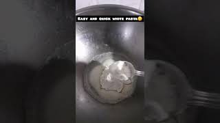 Easy and quick creamy white pasta❤😋pasta food foodie ytshorts [upl. by Sapphire555]