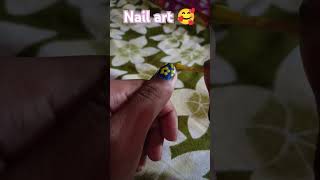 Nail art 🥰 with machis stik song nailart beautiful nail art song music [upl. by Otaner]