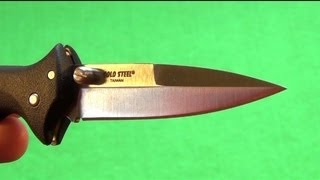 Cold Steel Counter Point II Folding Knife Review [upl. by Nirek184]