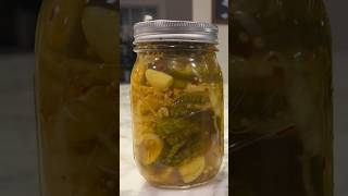 The BEST Bread and Butter Pickles Recipe pickling breadandbutter shorts [upl. by Obadias774]