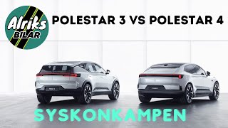 Första jämförelsen Polestar 3 mot Polestar 4 [upl. by Llertnahs]