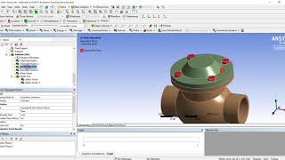 Ansys Cıvata Analizi  Ansys bolt Pretension Analysis  Statik analiz [upl. by Johna398]