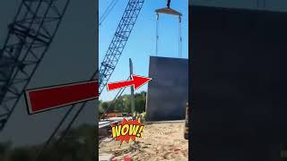 👉🔗😩😭🥓👇 crane falling incident  crane accident onsite safetyfirstlife [upl. by Swithbert]