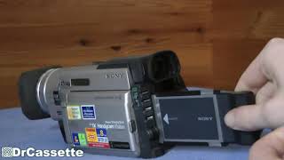 Sony DCRTRV900 camcorder  unboxing and overview [upl. by Enajyram]