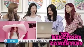 ENG Blackpink Reactions amp Commentary MV DDU DU DDU DU [upl. by Linetta590]