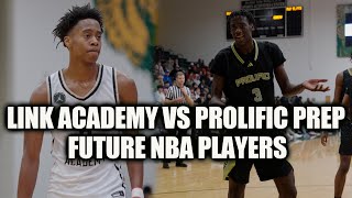 Link Academy vs Prolific Prep Tre Johnson vs Aj Dybansta Tyran Stokes Labaron Philon [upl. by Timmons34]