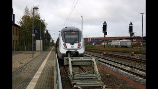 Zugmitfahrt  S3 Halle Saale  Geithain  Teil 1 HalleSHbf  LeipzigConnewitz 31102017 [upl. by Modesta]