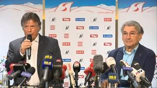 ÖSVPressekonferenz zur Causa Fenninger [upl. by Peery]