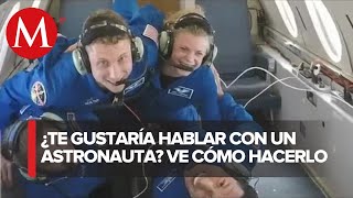 Astronauta en el espacio estará respondiendo PREGUNTAS de niños en vivo [upl. by Sedicla383]