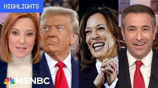 Countdown to the 2024 election Election eve  MSNBC Highlights [upl. by Aillemac327]