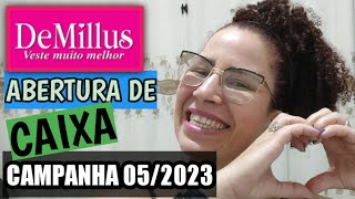 ABERTURA DE CAIXA DEMILLUS CAMPANHA 052023 MUITAS NOVIDADES 🙌 liciamoraisoficial demillus [upl. by Eannej]