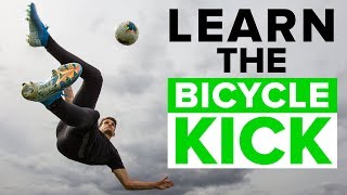 BICYCLE KICK TUTORIAL  Master these football skills [upl. by Jojo]