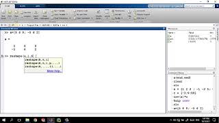 matlab شرح ماتلاب اول سيكشن شرح الmatrix و الاوامرones zeros  rand magic inv dis input [upl. by Dallon]