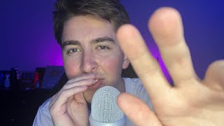 ASMR Mouth Sounds with CloseUp Hand Movements [upl. by Marshal]