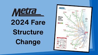 2024 Fare Plan  Metra [upl. by Aloise]