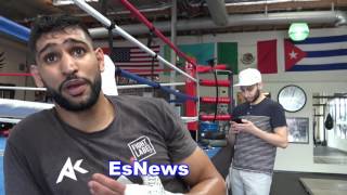 Amir Khan On The Shake Up Got A New Team Now Coming Back Stronger EsNews Boxing [upl. by Leeann]