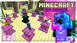 Fully Enchanted Crystalite Armor  Minecraft End Survival  E27 [upl. by Harle]