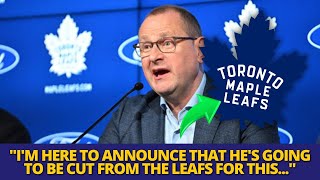 NOW STAR LEAVING THE TEAM REASON REVEALED LOOK AT THIS MAPLE LEAFS NEWS [upl. by Faux]