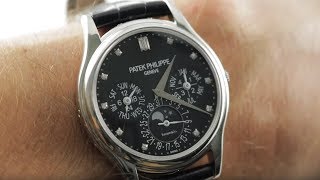 Patek Philippe 5140P Perpetual Calendar quotTiffany Dialquot 5140P013 Luxury Watch Review [upl. by Toth791]