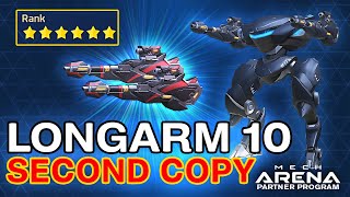 Second Copy Longarm 10  Upgraded to Rank 6  Mech Arena Robot Showdown [upl. by Johanan]