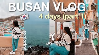 SOUTH KOREA TRAVEL VLOG seoul to busan pt 1  haeundae gamcheon culture village amp more [upl. by Nicolina]