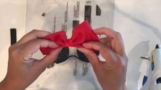 DIY Mouse Ears for baby  NO SEW  Minnie mouse ears tutorial  Mouse Ears for baby [upl. by Eehsar538]