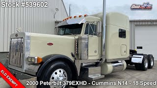 2000 PETERBILT 379EXHD  539602  89999 [upl. by Lirva]