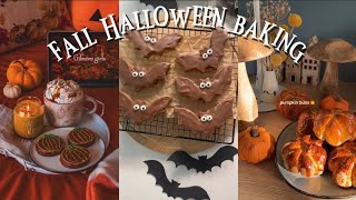 fall baking compilation  Halloween baking  baking compilation titkok 🎃🧁🍂 [upl. by Shanks]