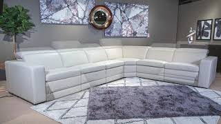 Texline Sand Power Reclining Sectional from Signature Design by Ashley [upl. by Arahs]