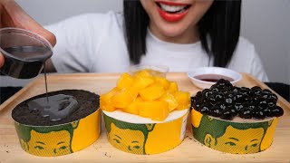 THAI PUDDING DESSERT THREE WAYS ASMR SOFT EATING SOUNDS LIGHT WHISPERS  SASASMR [upl. by Aniles]