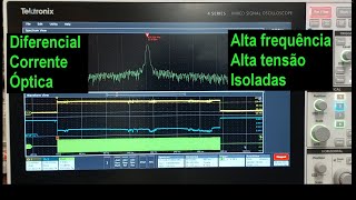 Tektronix 4 series B MSO  Pontas de Provas Diferenciais de Corrente e com Isolamento Óptico [upl. by Naneek]