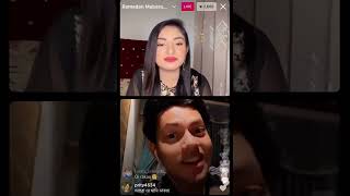 Nusrat Jahan Ontora New Live Stream with Rakib Hossain  050422 [upl. by Ylevol]