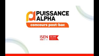 Repay du webinaire  Tout savoir sur le Concours Puissance Alpha pour intégrer lISEN Ouest [upl. by Simonsen]