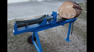 spaccalegna DIY homemade log splitter [upl. by Abra]